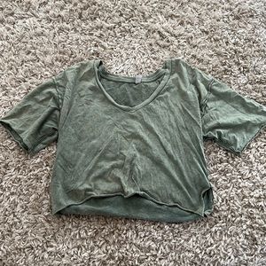 ASOS Green Cropped T-shirt